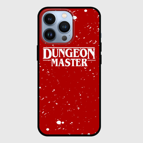 Чехол для iPhone 13 Pro Dungeon master blood Гачимучи красный, цвет черный