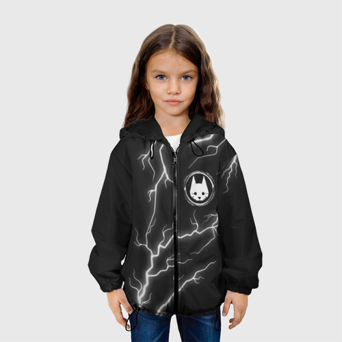 Детская куртка 3D Stray Молнии, цвет черный - фото 4