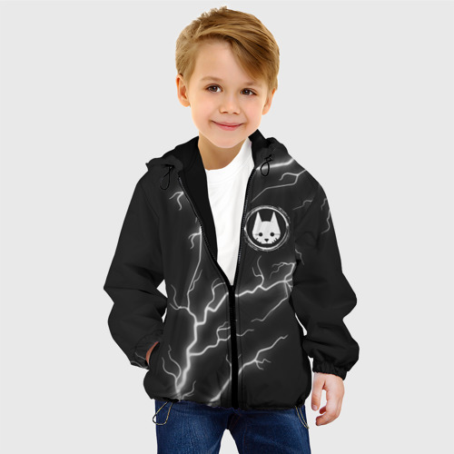 Детская куртка 3D Stray Молнии, цвет черный - фото 3