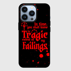 Чехол для iPhone 13 Pro Darkest dungeon red, брызги крови