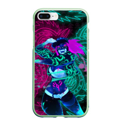 Чехол для iPhone 7Plus/8 Plus матовый KDA neon dragons league of Legends неоновые драконы