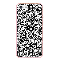 Чехол для iPhone 5/5S матовый Стиль QR код