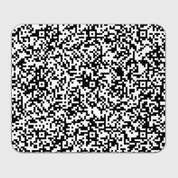 Прямоугольный коврик для мышки Стиль QR код