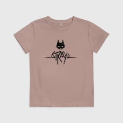 Детская футболка хлопок Logo Stray game