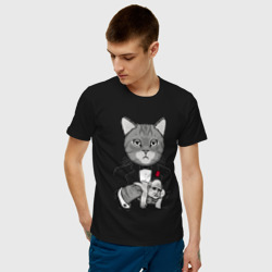 Мужская футболка хлопок Крестный Котец - фото 2
