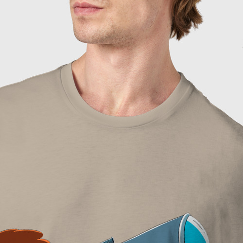 Мужская футболка хлопок с принтом Вырасту, стану астрономом, фото #4