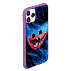 Чехол для iPhone 11 Pro Max матовый Poppy Playtime Хаги Ваги в огне - фото 2