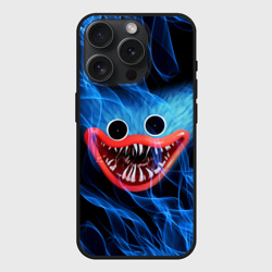 Чехол силиконовый для Apple iPhone 15 Pro матовый Poppy Playtime Хаги Ваги в огне