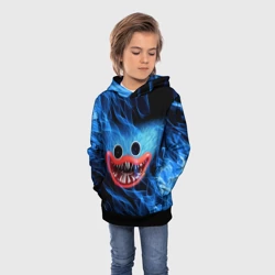 Детская толстовка 3D Poppy Playtime Хаги Ваги в огне - фото 2