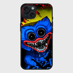 Чехол силиконовый для Apple iPhone 15 матовый Poppy Playtime Хаги Ваги, Я поймаю тебя!