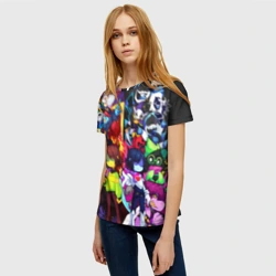 Женская футболка 3D Deltarune Undertale - фото 2