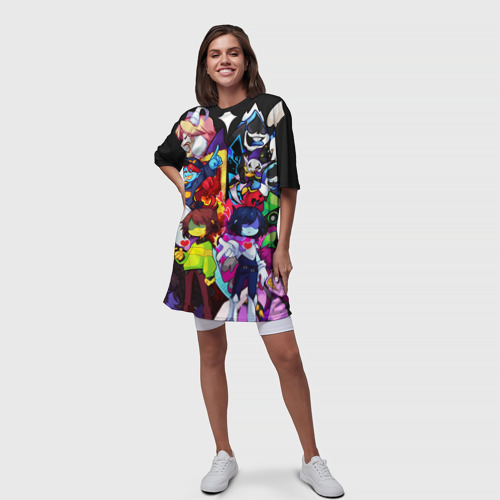 Платье-футболка 3D Deltarune Undertale, цвет 3D печать - фото 5