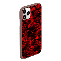 Чехол для iPhone 11 Pro Max матовый Dota 2 Heroes red pattern Дота - фото 2