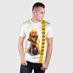 Мужская футболка 3D Slim Даркнесс - Konosuba - фото 2