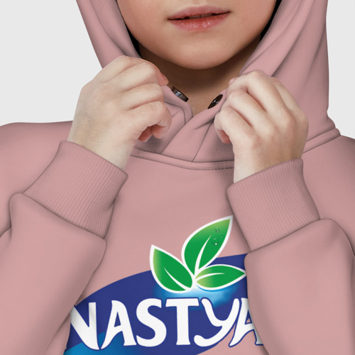 Детское худи Oversize хлопок Nestea Настя, цвет пыльно-розовый - фото 7