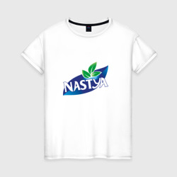 Женская футболка хлопок Nestea Настя
