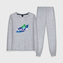Женская пижама с лонгсливом хлопок Nestea Настя