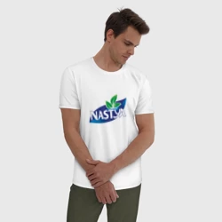 Мужская пижама с белой футболкой хлопок Nestea Настя - фото 2