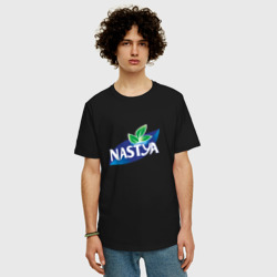 Мужская футболка хлопок Oversize Nestea Настя - фото 2