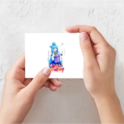 Поздравительная открытка Аква - Konosuba - фото 2