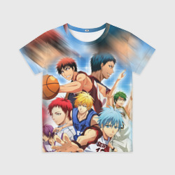 Детская футболка 3D Kuroko basketball команда