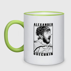 Кружка двухцветная Александр Овечкин Alexander Ovechkin