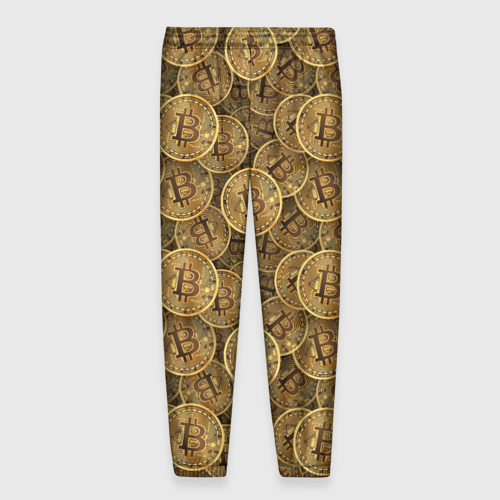 Мужские брюки 3D Bitcoins, цвет 3D печать - фото 2