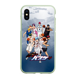 Чехол для iPhone XS Max матовый Kuroko no Basket Баскетбол Куроко