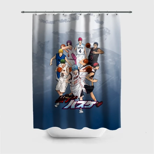 Штора 3D для ванной Kuroko no Basket Баскетбол Куроко