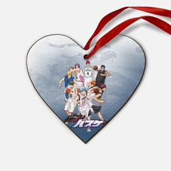 Деревянная игрушка Сердце Kuroko no Basket Баскетбол Куроко
