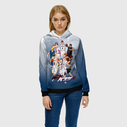 Женская толстовка 3D Kuroko no Basket Баскетбол Куроко - фото 2