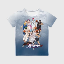 Детская футболка 3D Kuroko no Basket Баскетбол Куроко