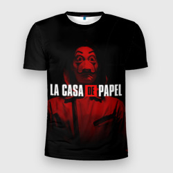 Мужская футболка 3D Slim Член команды Профессора Бумажный дом