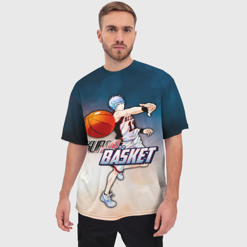 Мужская футболка oversize 3D Kuroko no Basket Kuroko Tetsuya, цвет 3D печать - фото 3