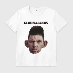 Мужская футболка хлопок Дед лицо