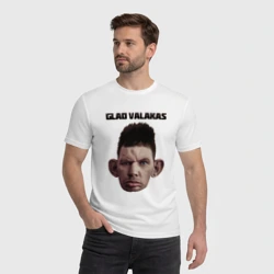 Мужская футболка хлопок Дед лицо - фото 2