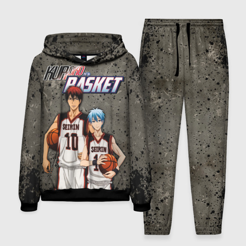 Мужской костюм с толстовкой 3D Kuroko no Basket, Kagami Taiga Kuroko Tetsuya, цвет черный