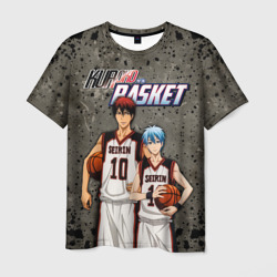 Мужская футболка 3D Kuroko no Basket, Kagami Taiga / Kuroko Tetsuya