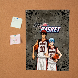 Постер Kuroko no Basket, Kagami Taiga Kuroko Tetsuya - фото 2