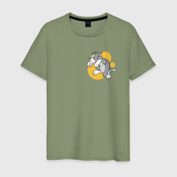 The Cowardly Tom Cat – Мужская футболка хлопок с принтом купить со скидкой в -20%