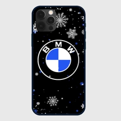 Чехол для iPhone 12 Pro Новогодний БМВ новый год BMW