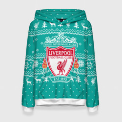Женская толстовка 3D Новогодний свитер Liverpool