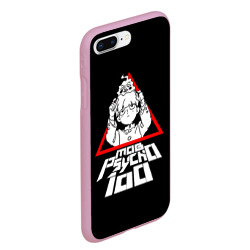 Чехол для iPhone 7Plus/8 Plus матовый Mob Psycho 100 Кагеяма и Ямочки - фото 2