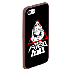 Чехол для iPhone 5/5S матовый Mob Psycho 100 Кагеяма и Ямочки - фото 2