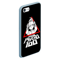 Чехол для iPhone 5/5S матовый Mob Psycho 100 Кагеяма и Ямочки - фото 2