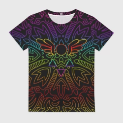 Женская футболка 3D Магическая руна, дельта руна Deltarune