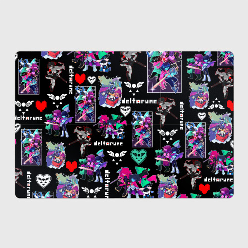 Магнитный плакат 3Х2 Deltarune pattern art Герои Дельтарун