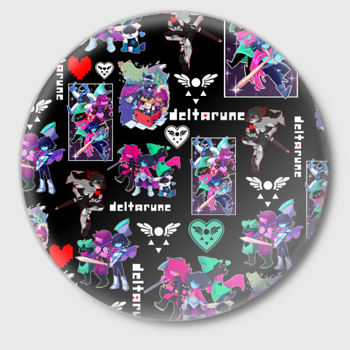 Значок Deltarune pattern art Герои Дельтарун, цвет белый