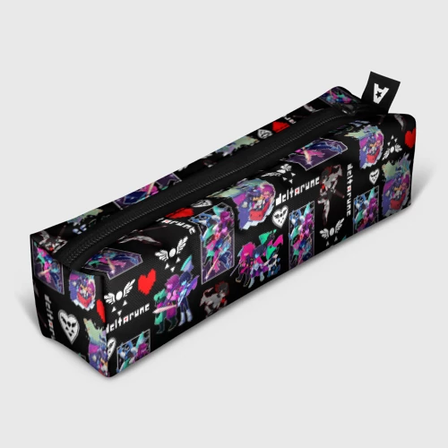 Пенал школьный 3D Deltarune pattern art Герои Дельтарун