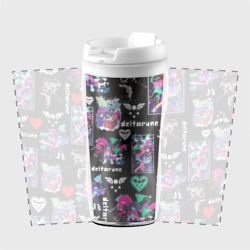 Термокружка-непроливайка Deltarune pattern art Герои Дельтарун - фото 2